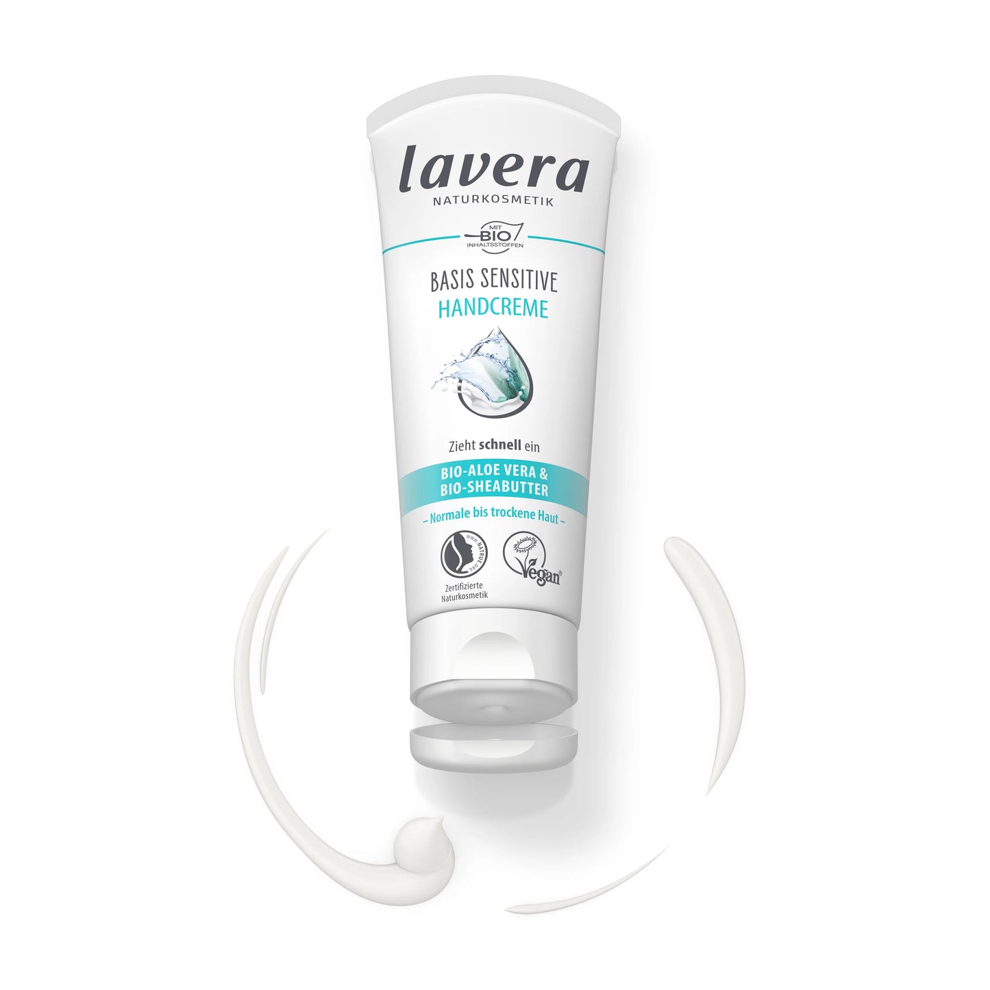 Cremă bio de mâini Basis Sensitiv, 75ml Lavera