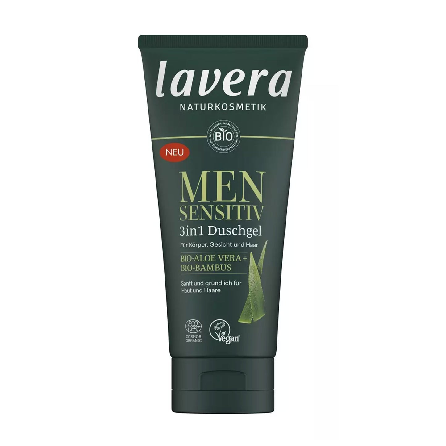 Gel de dus bio Men Sensitiv 3 în 1, 200ml Lavera
