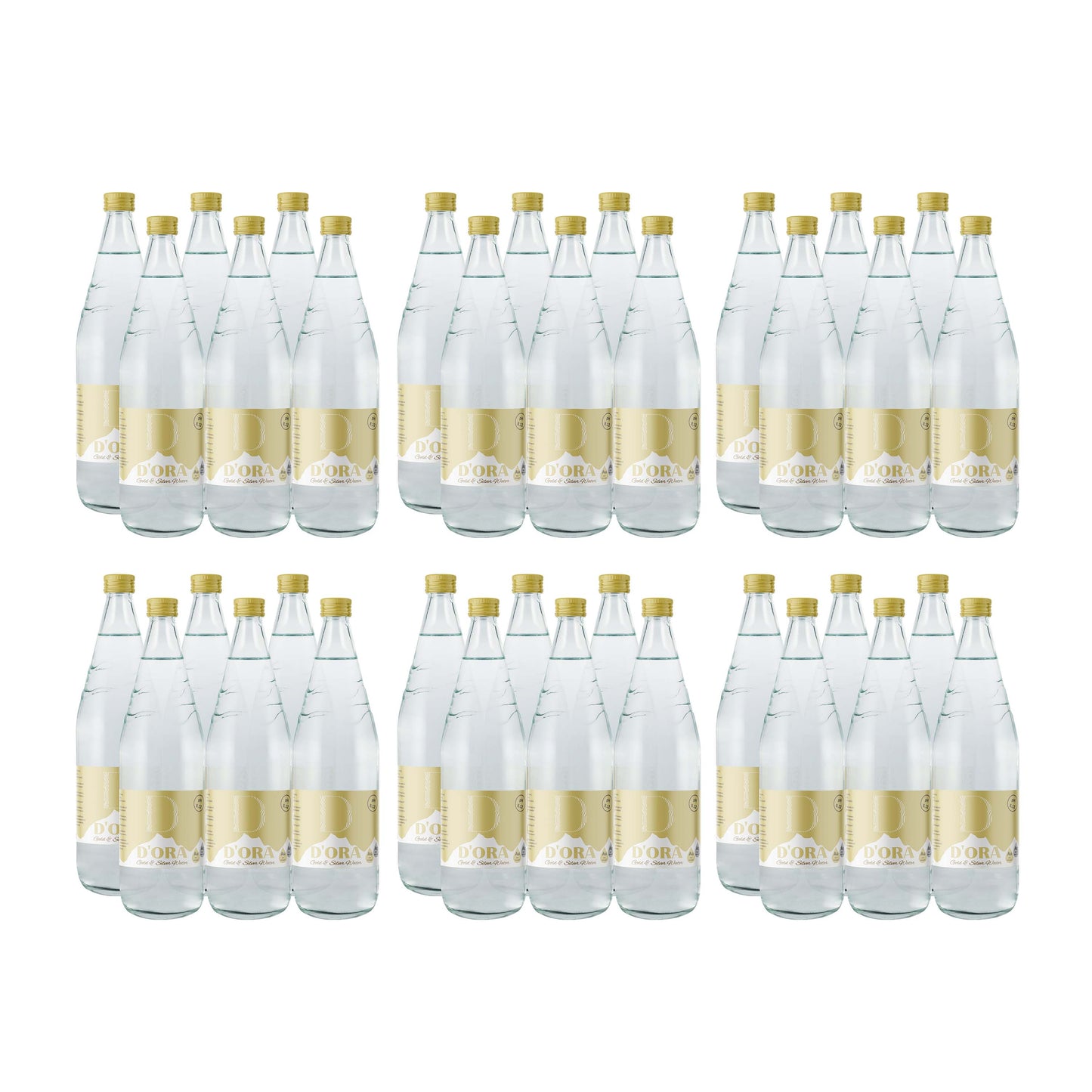 Apa D'ora Gold & Silver Water , 1 Litru, sticla