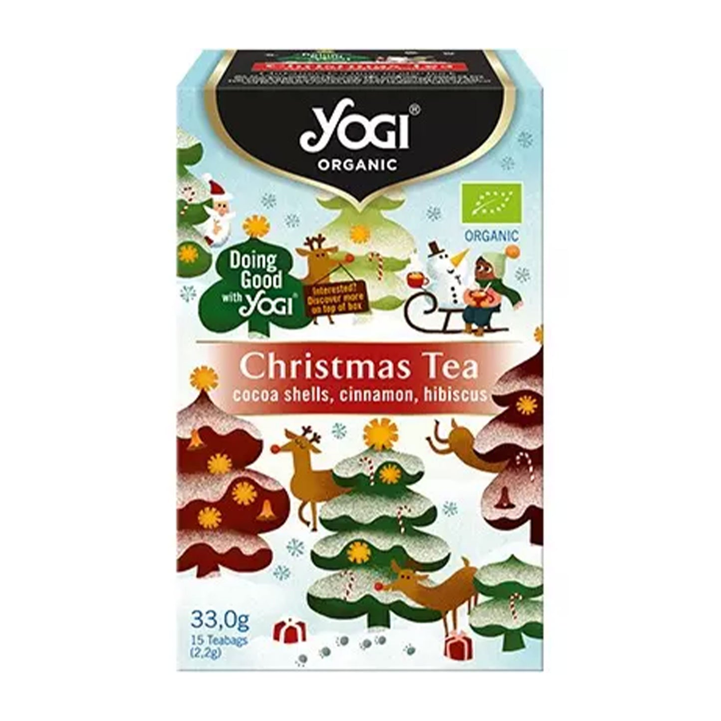 Ceai bio de Craciun 15 pliculete a 2,2g - 33g Yogi Tea