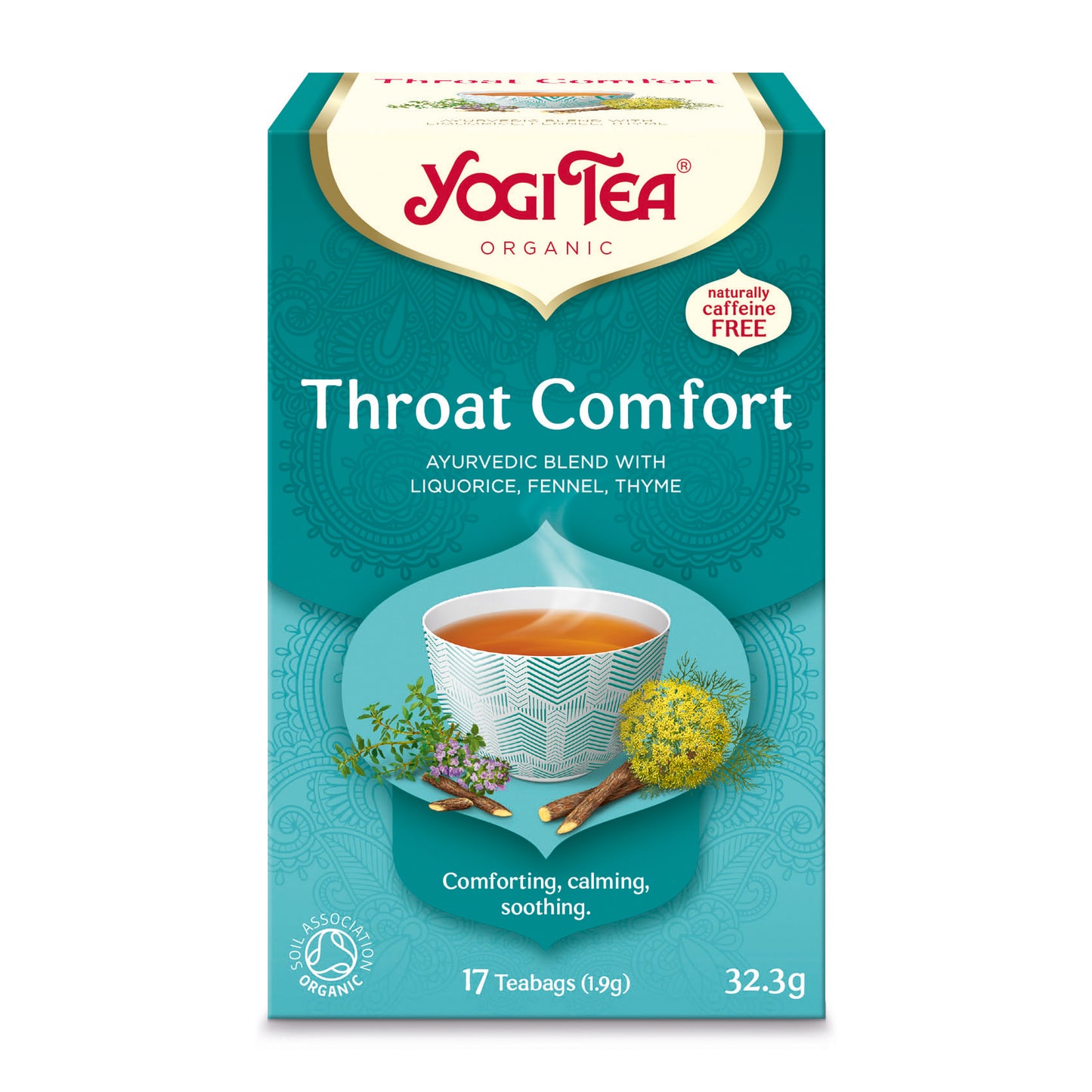 Ceai bio Respira Sanatos, 17 pliculete 32.3g Yogi Tea