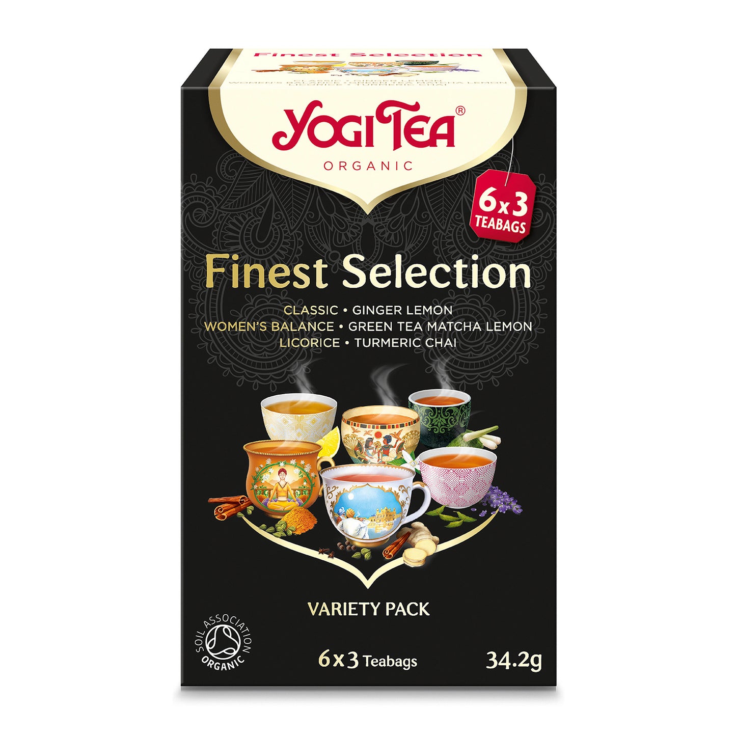 Selectie de ceaiuri bio Finest Selection, 34.2g Yogi Tea