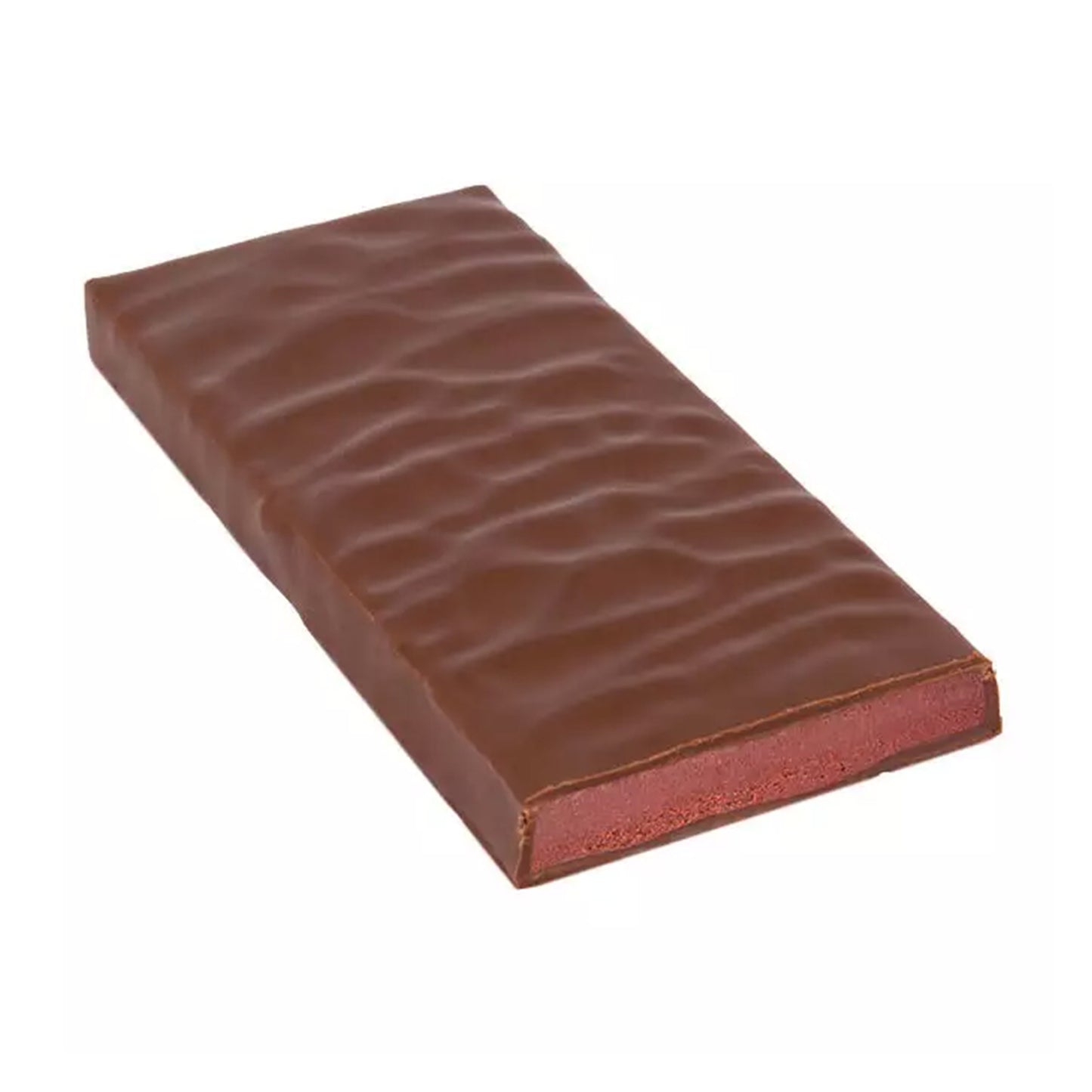 Ciocolata neagra vegana bio umpluta cu ganache de vin rosu Jingle Bells Rock, 70g Zotter