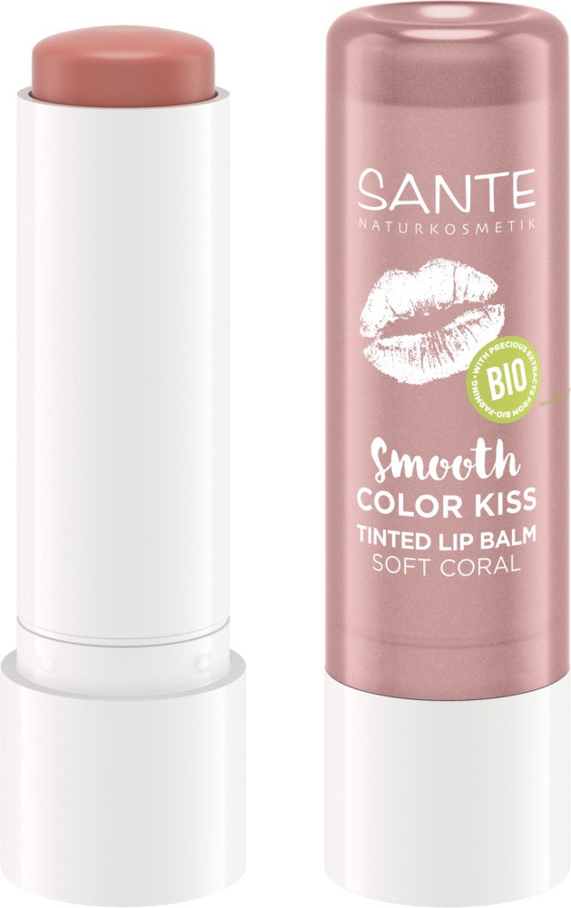 Balsam bio de buze Soft Coral Sante