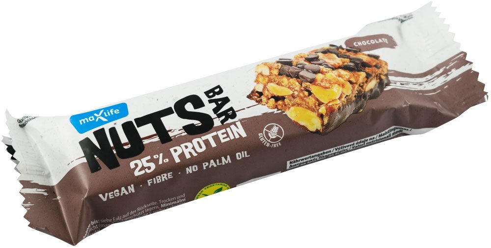 Baton proteic cu arahide si ciocolata 25% proteine, 40g Max Sport