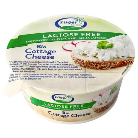 Branza bio de vaci, fara lactoza, 150 g Zuger