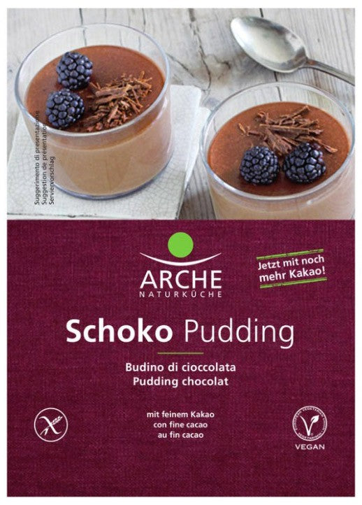 Budinca bio de ciocolata, 50g Arche Naturkuche