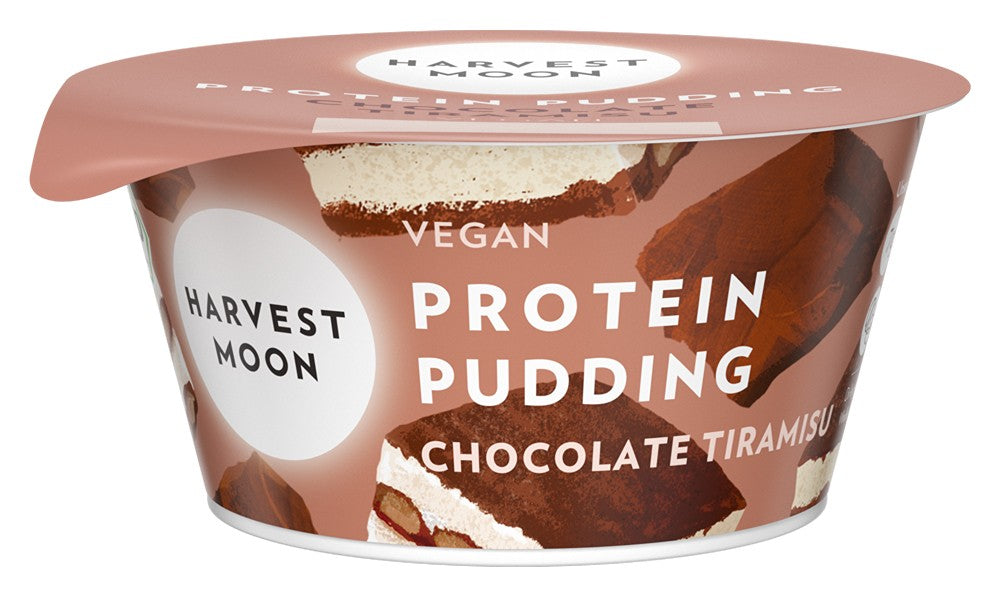 Budinca proteica vegetala bio tiramisu cu ciocolata, 120g Harvest Moon