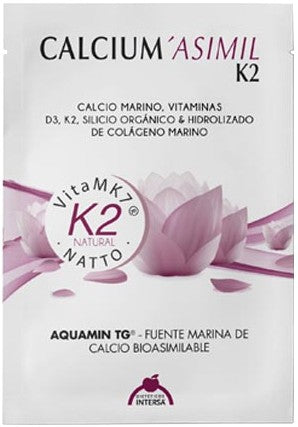 Calcium Asimil K2, 30 pliculete 100g Dieteticos Intersa