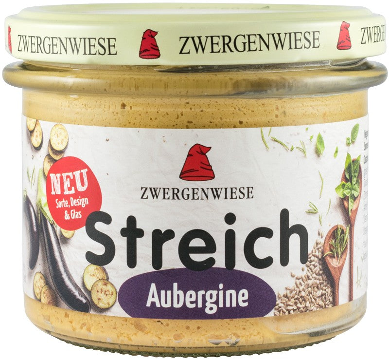 Crema tartinabila bio vegetala cu vinete, 180g Zwergenwiese