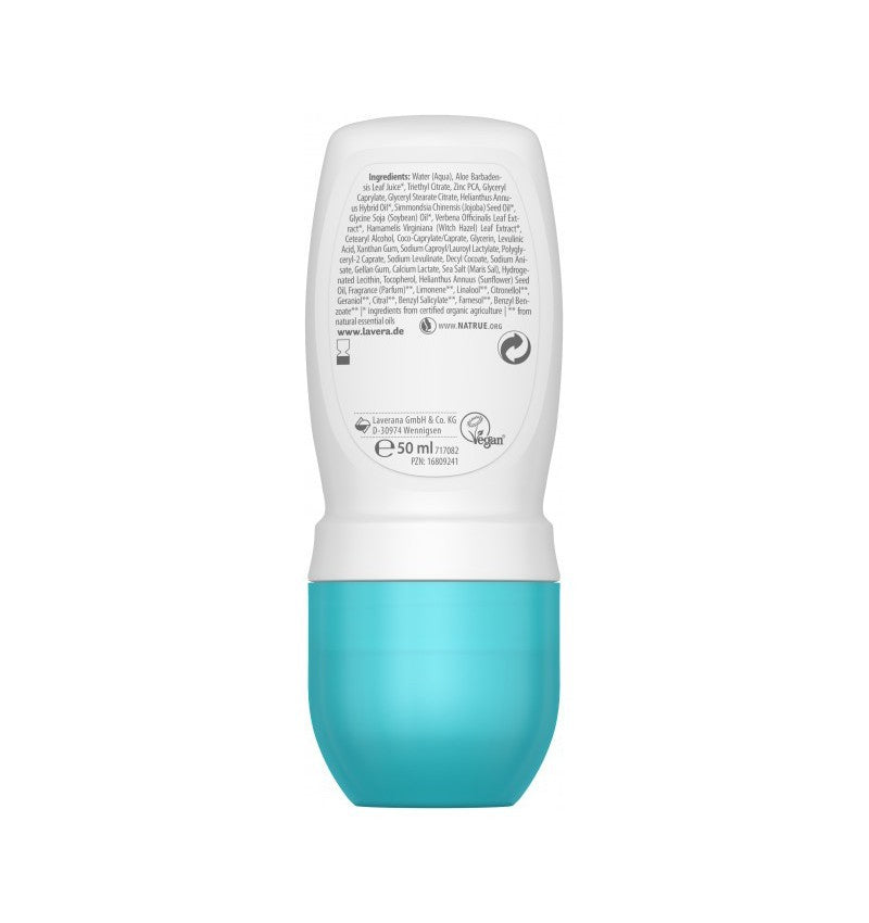 Deodorant Roll-on cu aloe vera, Basis Sensitive 24h 50ml Lavera