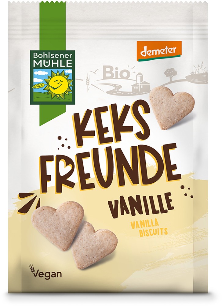Freunde biscuiti bio cu vanilie, 125g Bohlsener Muhle