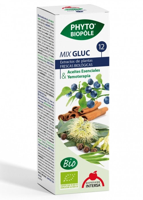 Mix bio 12 din plante, metabolismul glucozei-diabet, 50ml Phyto-Biopôle