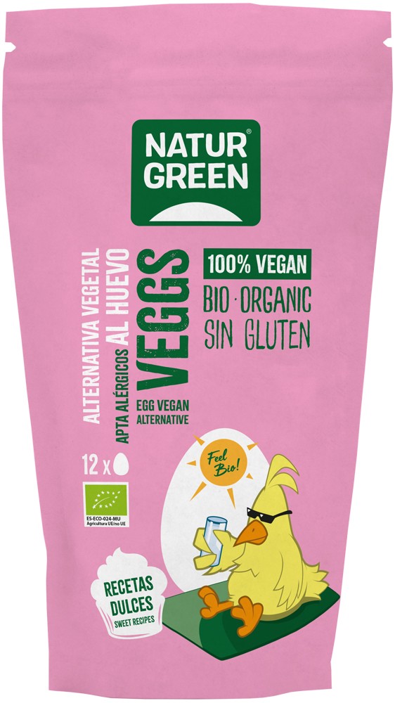 Ou vegan bio, pentru retete dulci, 240g Natur Green