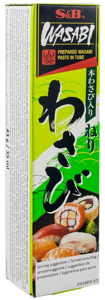 Pasta de wasabi ( pasta de hrean cu wasabi japonez ) 43g S&B