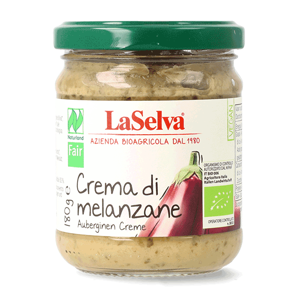 Salata de vinete bio, 180g LaSelva
