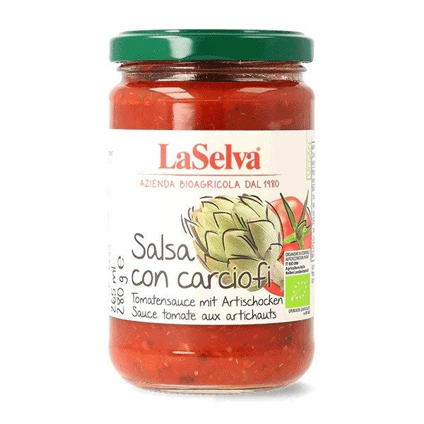 Sos de roșii bio cu anghinare, 280g laselva
