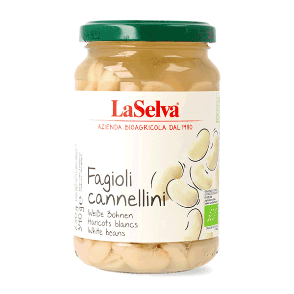 Fasole Cannellini bio fiarta, 340g LaSelva