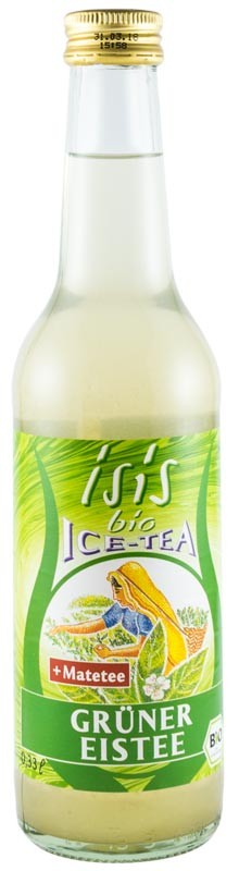 Suc carbogazos BIO din ceai verde, 0,33L Isis