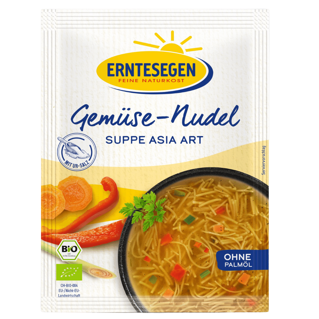 Supa de leguma cu taitei bio in stil asiatic, 37g erntesegen