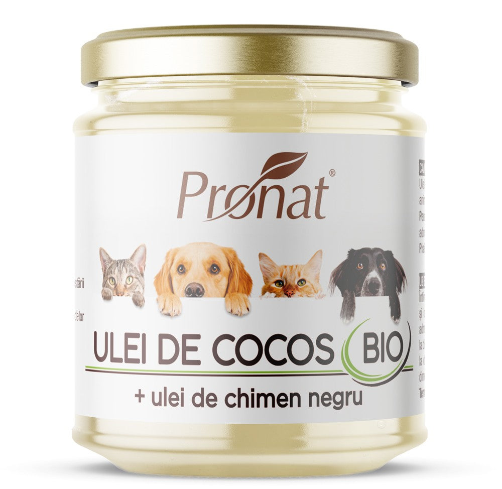 Ulei de cocos bio + ulei de chimen negru 200ml