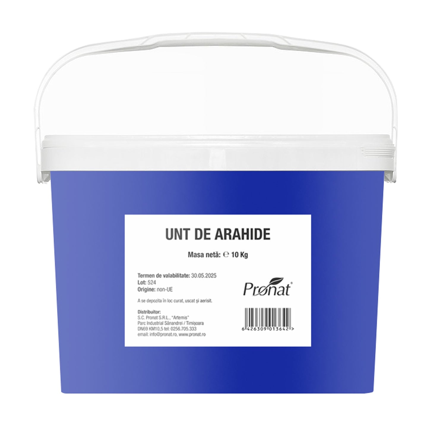 Unt de arahide, 10kg Pronat