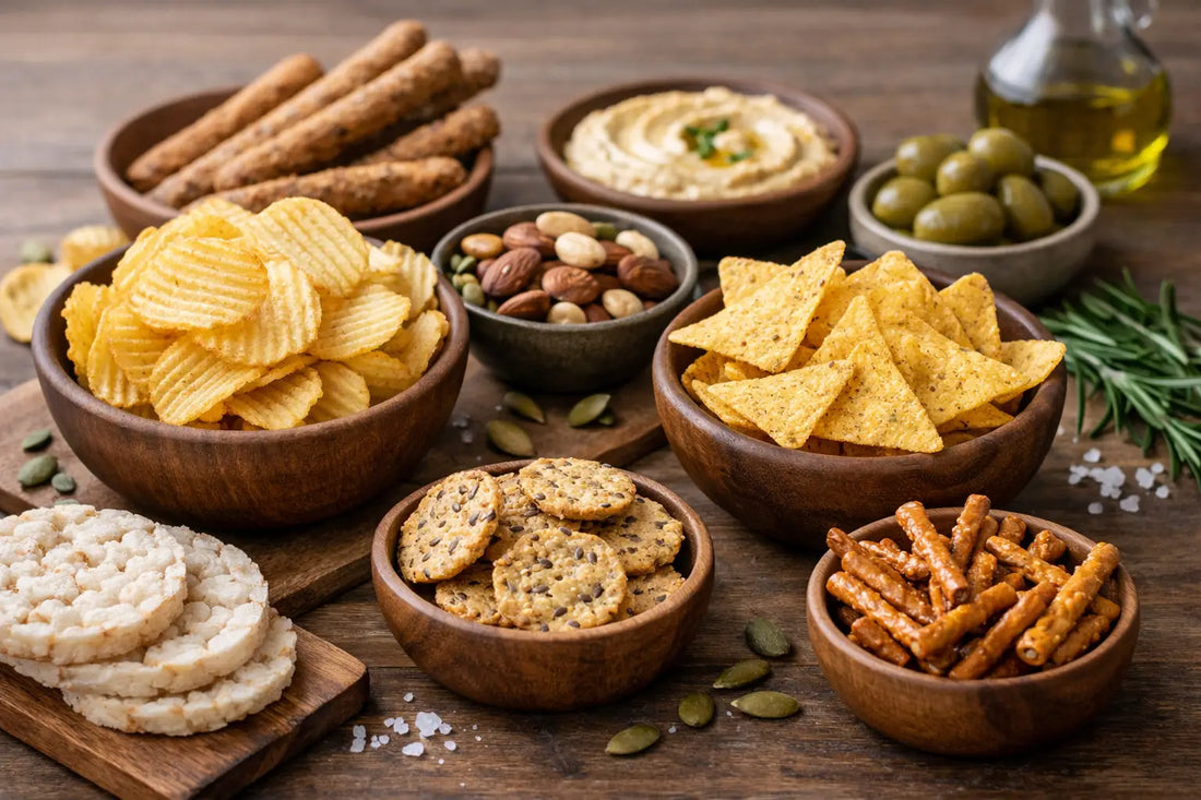 Snacksuri sărate bio pentru alegeri bune