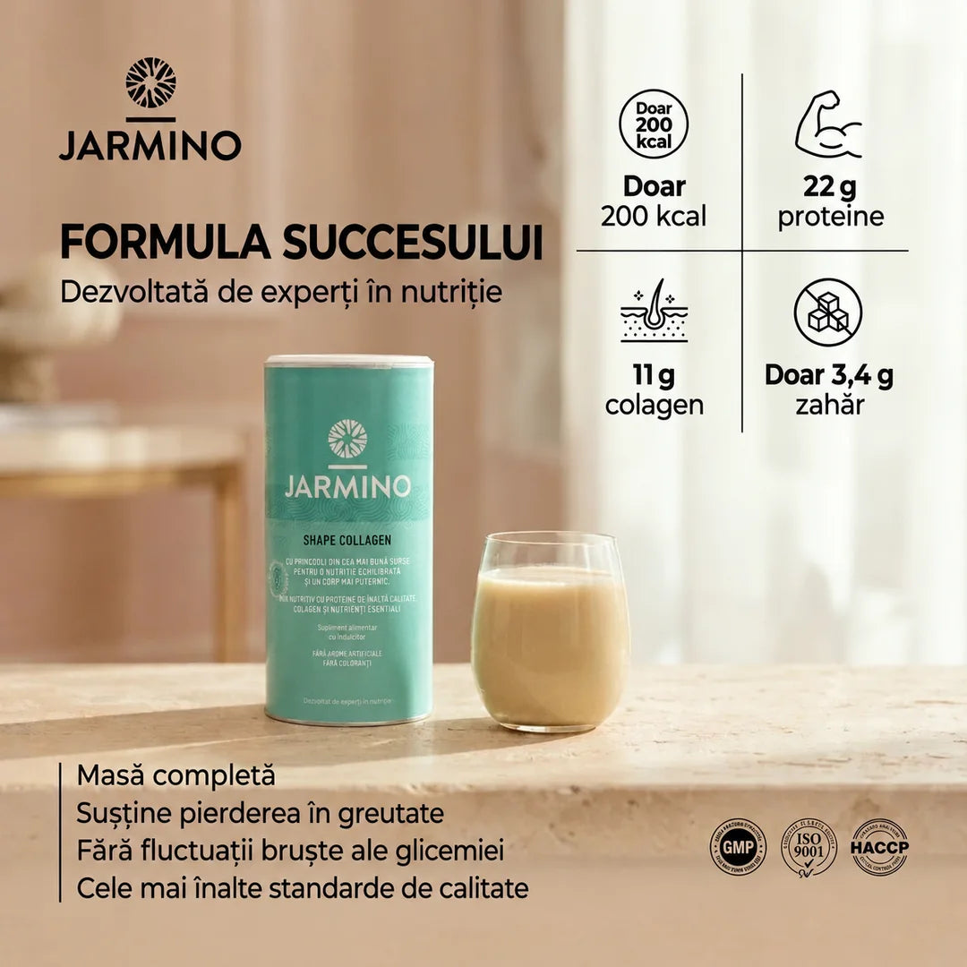 Colagen pentru controlul greutatii, 500g Jarmino