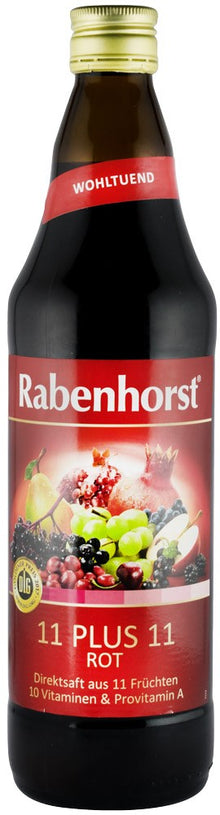 11 plus 11 Rosu Suc de fructe, 750ml Rabenhorst