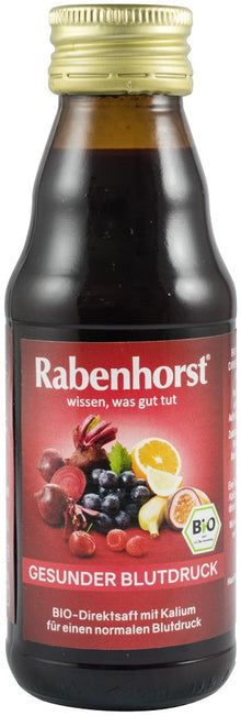 Suc de fructe, tensiune arteriala optima 125ml Rabenhorst