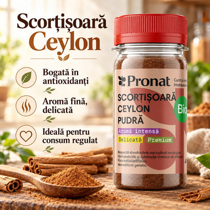 Scortisoara ceylon pudra bio, 40g Pronat