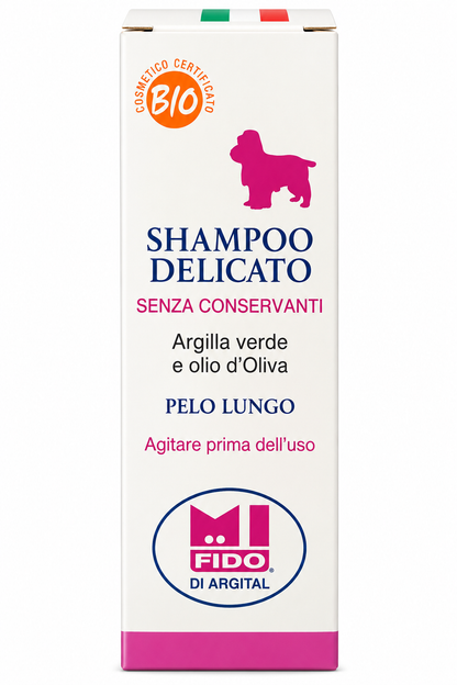 Sampon bio pentru caini cu par lung, 250ml Argital