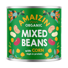 Mix bio de fasole cu porumb, 200g Amaizin