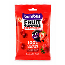 Jeleuri de fructe cu capsuni, 35g Bombus