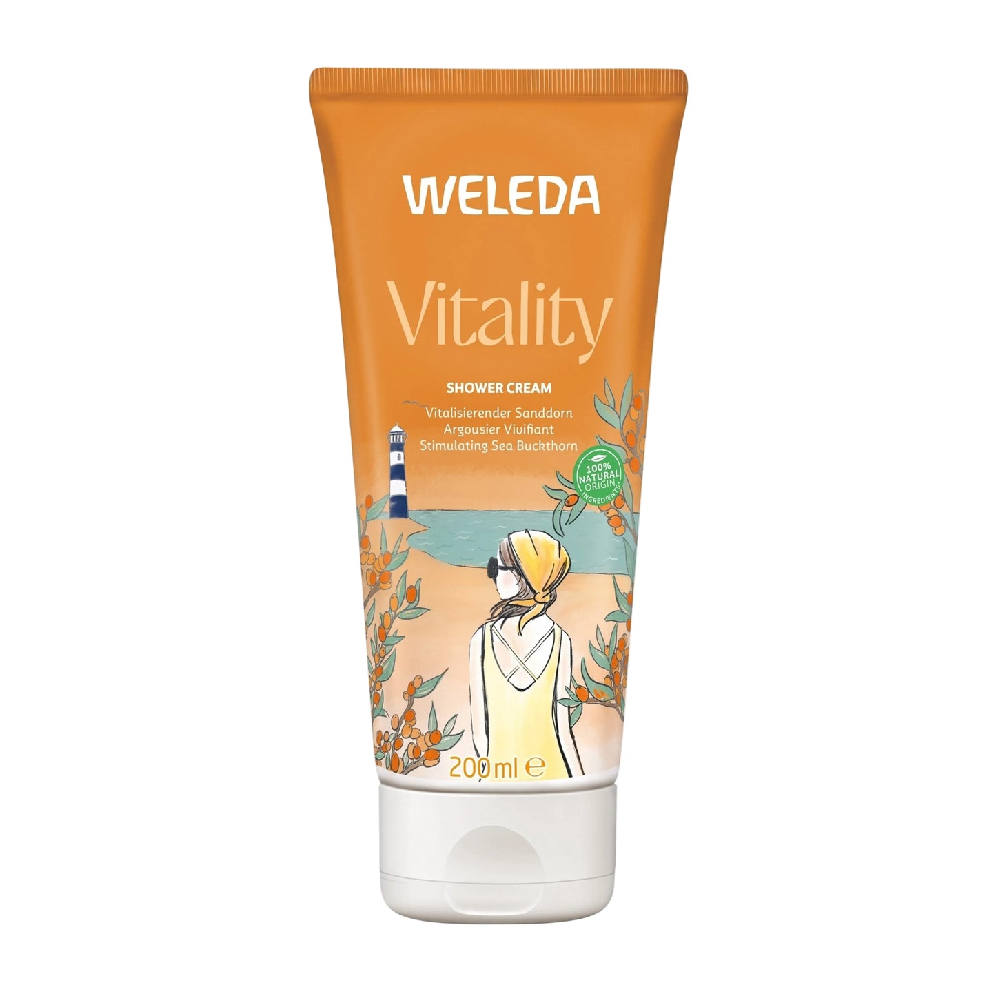 Cremă de duș Vitality, 200ml Weleda