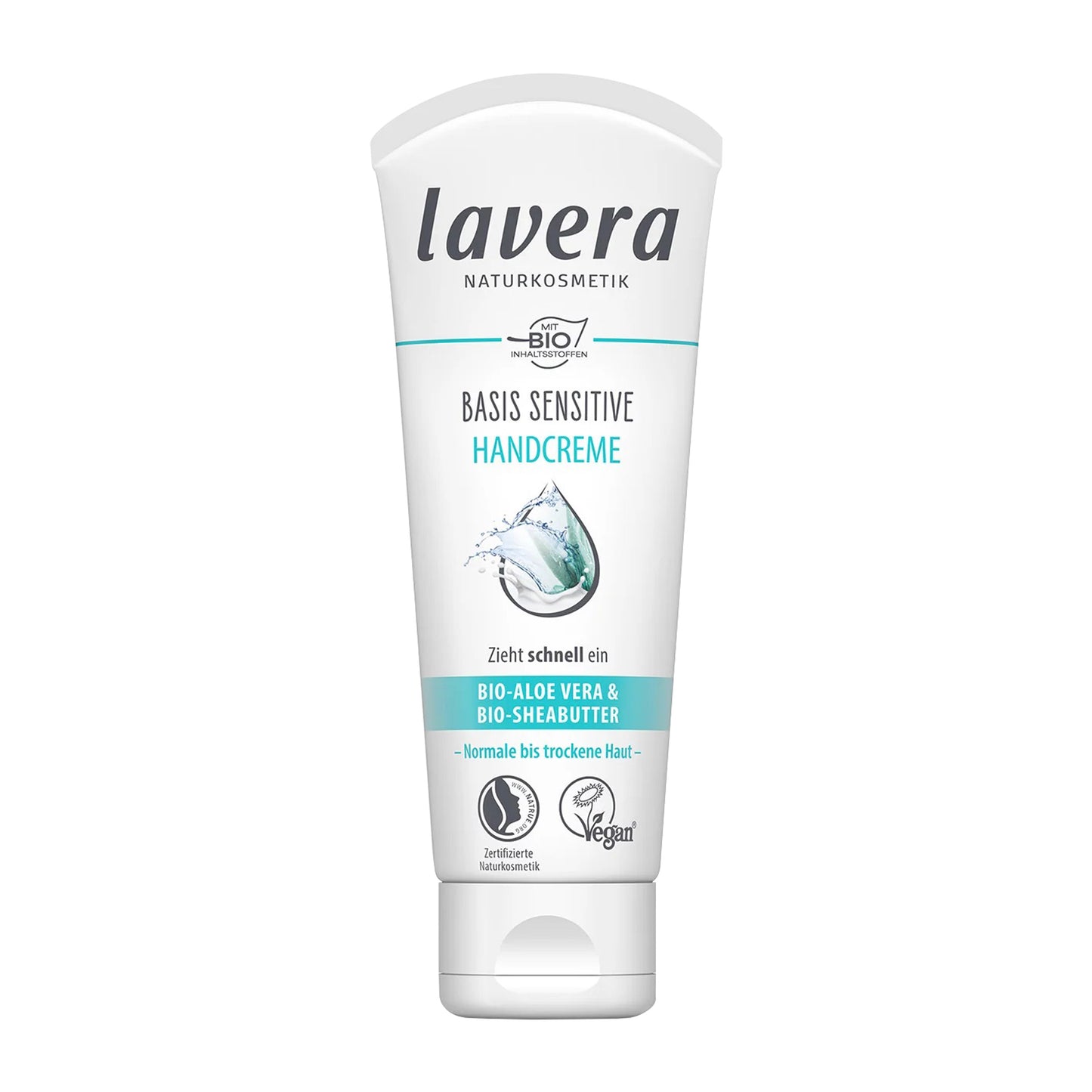Cremă bio de mâini Basis Sensitiv, 75ml Lavera