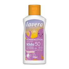 Loțiune cu protecție solară sensitiv pentru copii SPF 50, 100ml Lavera