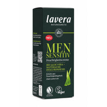 Cremă hidratantă bio Men Sensitive cu aloe vera și acid hialuronic, 50ml Lavera