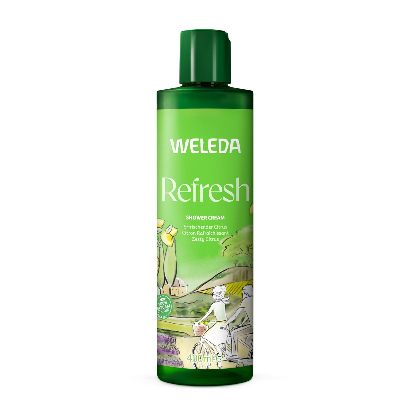 Cremă de duș Refresh, 400ml Weleda