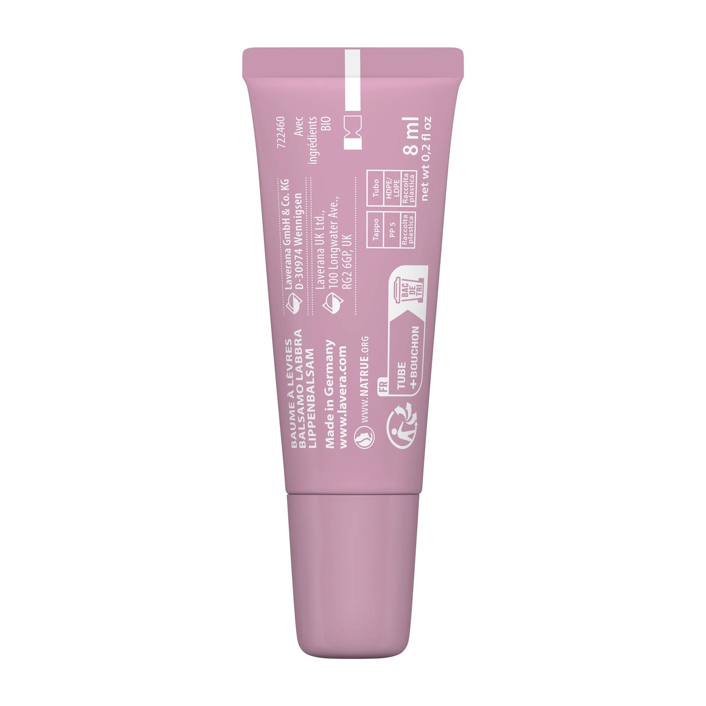 Balsam bio de buze cu efect de volum, 8ml Lavera