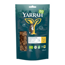 Recompense bio pentru câini, Training bites cu carne de pui și spirulina 150 g Yarrah