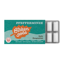 Gumă de mestecat cu xilitol, mentă, 12 buc/17g Birkengold