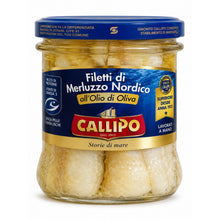 File de Cod nordic în ulei de măsline, 150g Callipo