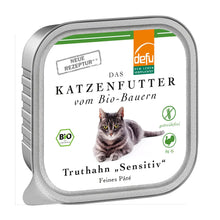 Hrana umeda pentru pisici cu carne de curcan „Sensitiv” – pate fin fara cereale, 100g, Defu