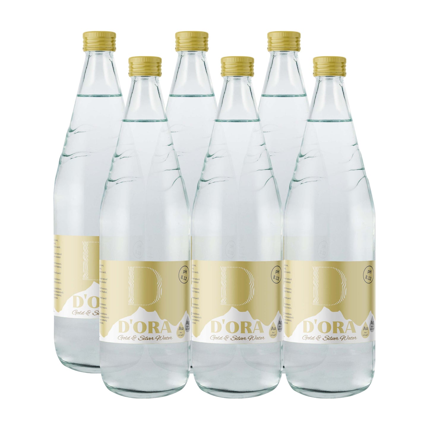 Apa D'ora Gold & Silver Water , 1 Litru, sticla