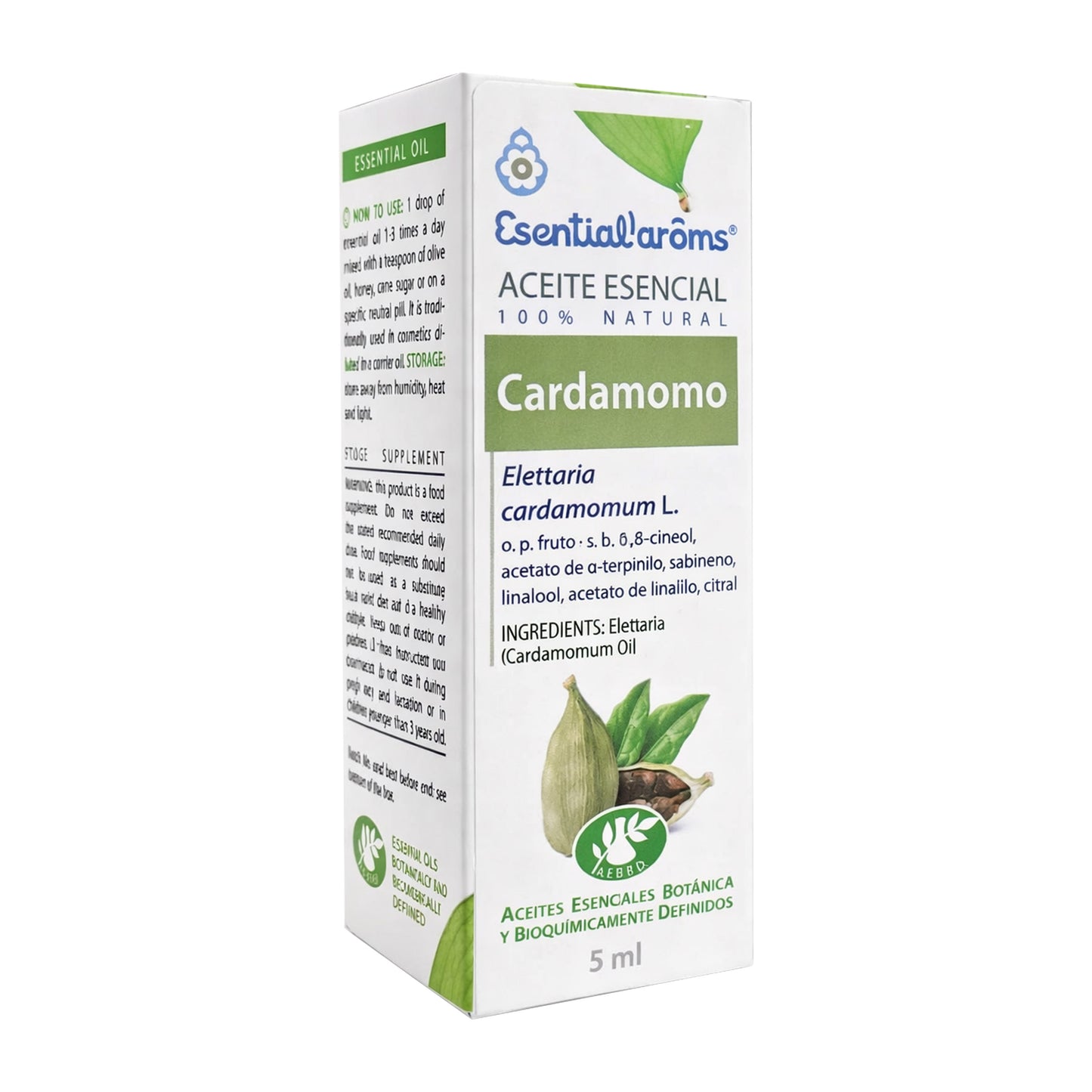 Ulei esențial de cardamom, 5ml Esential`aroms
