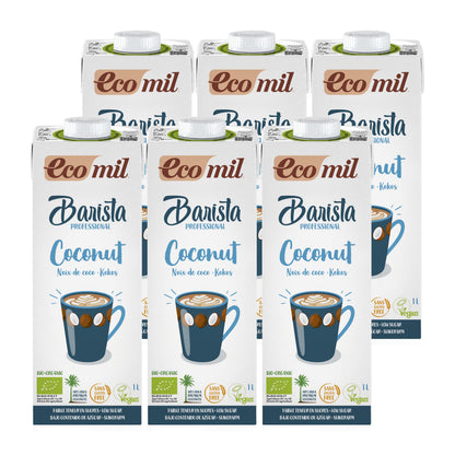 Barista, bautura vegetala bio de cocos, pentru cafea, Ecomil
