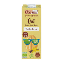 Băutură bio de ovăz cu aromă de vanilie, fără zahăr, 1L Ecomil