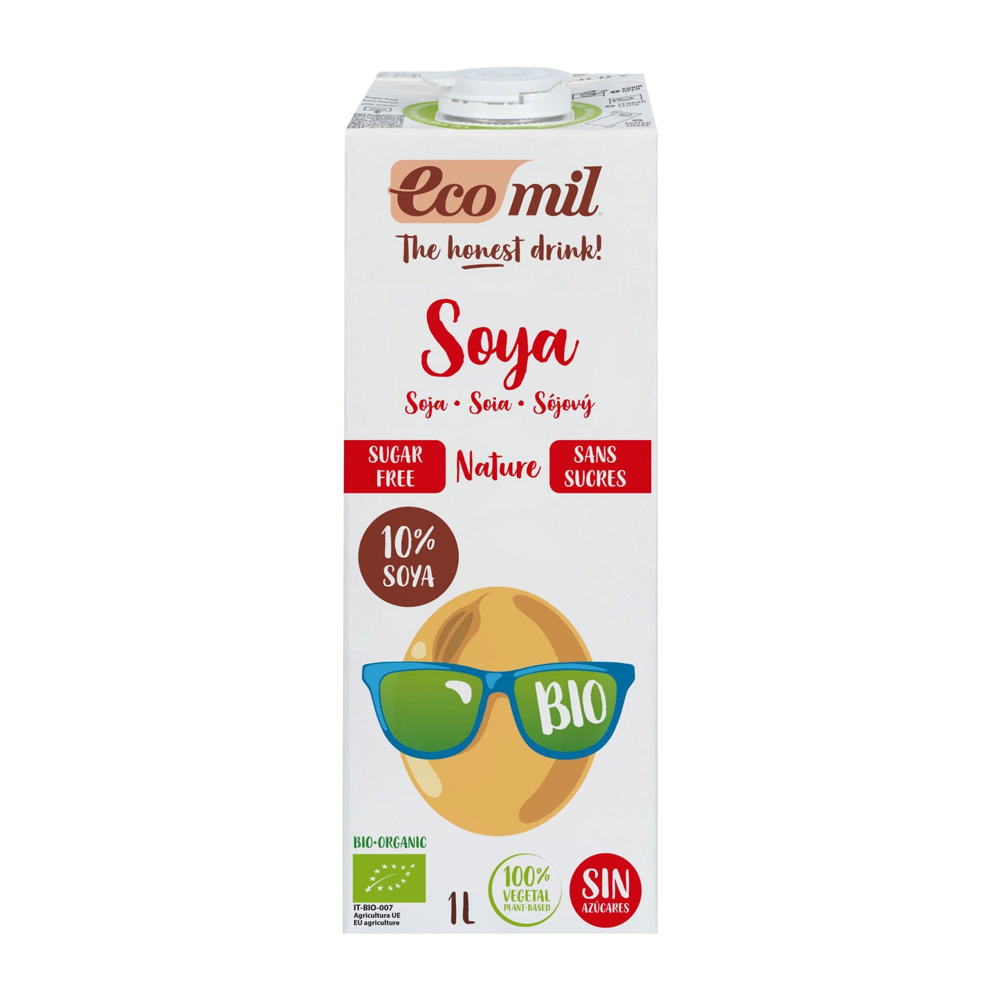 Băutură bio de soia natur, 1L Ecomil