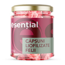 Căpșuni liofilizate felii, 12g Esential